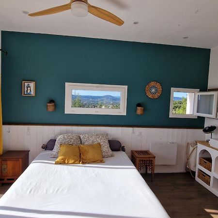 Reve D'Escapade Chambre Avec Vue Sublime Sur Les Cevennes Ardechoises Barjac  Eksteriør billede