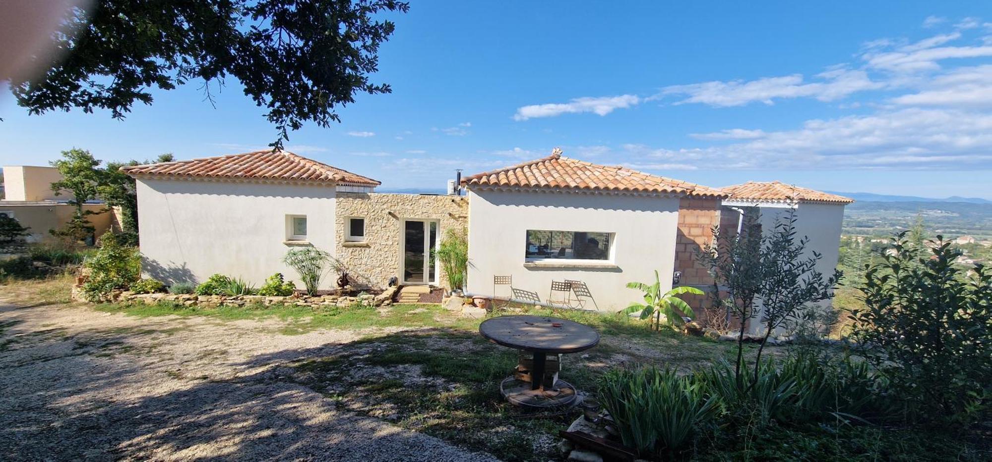 Reve D'Escapade Chambre Avec Vue Sublime Sur Les Cevennes Ardechoises Barjac  Eksteriør billede