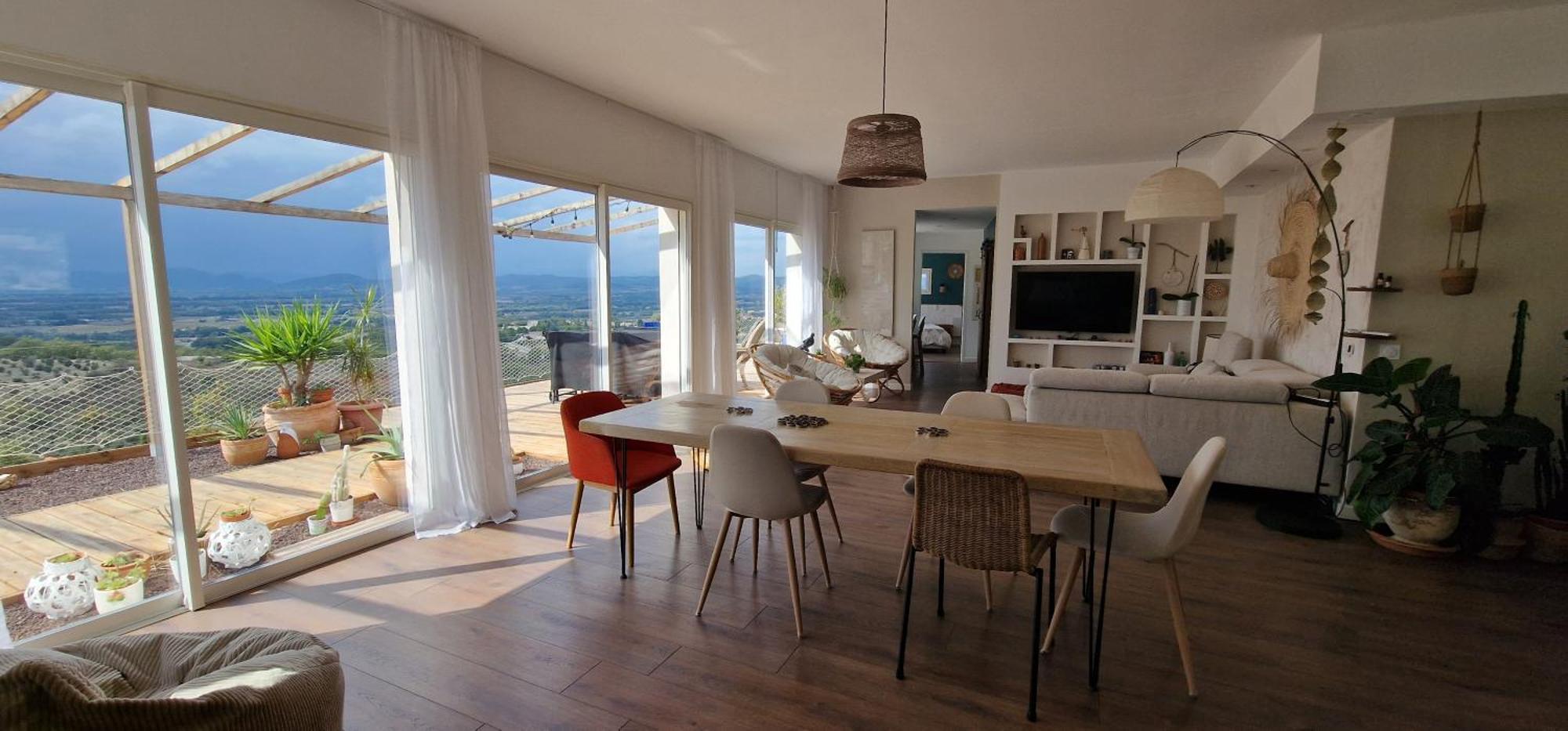 Reve D'Escapade Chambre Avec Vue Sublime Sur Les Cevennes Ardechoises Barjac  Eksteriør billede