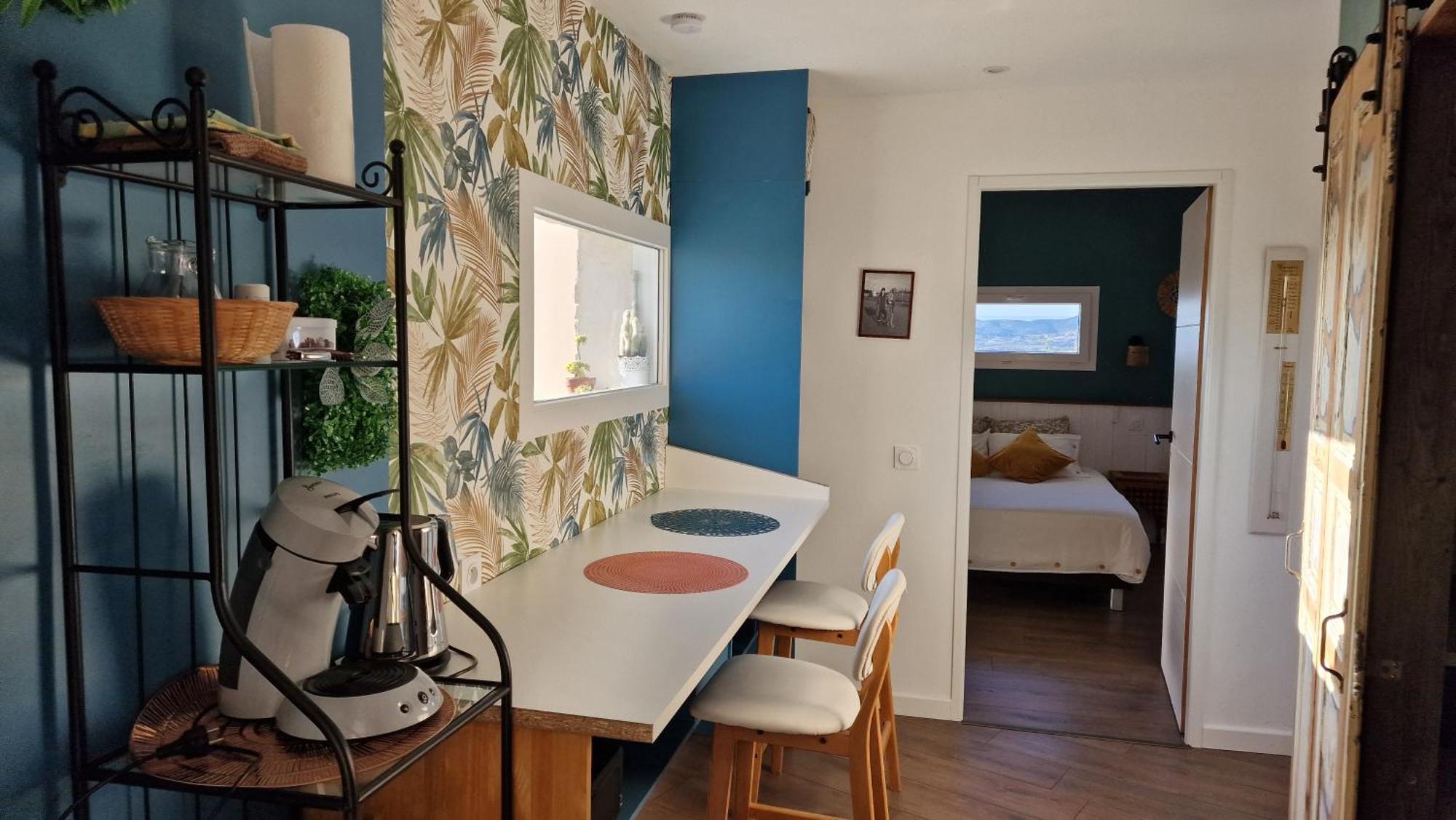 Reve D'Escapade Chambre Avec Vue Sublime Sur Les Cevennes Ardechoises Barjac  Eksteriør billede